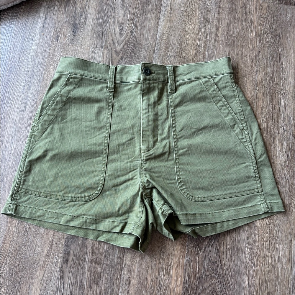 Madewell Size 29 shorts NWOT the perfect vintage fatigue short olive green